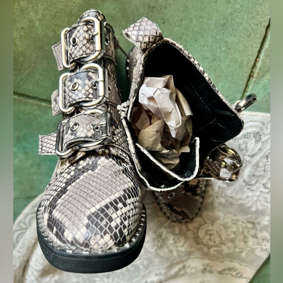 Steve Madden :: Recharge Natural Snake Leather Bootie - Picture 3 of 10